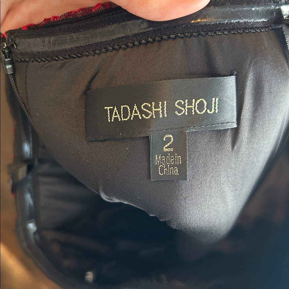 Tadashi Shoji Strapless “Gaja” Gown - Picture 6 of 7